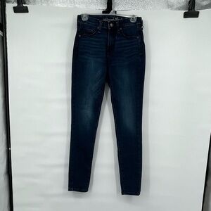 Universal thread high rise skinny dark wash jeans
